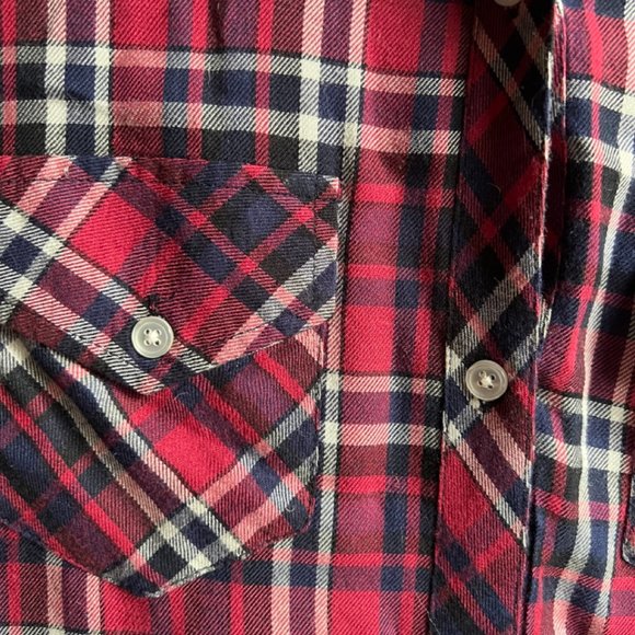 RAILS PLAID SLEEVELESS BUTTON DOWN - Picture 2 of 4